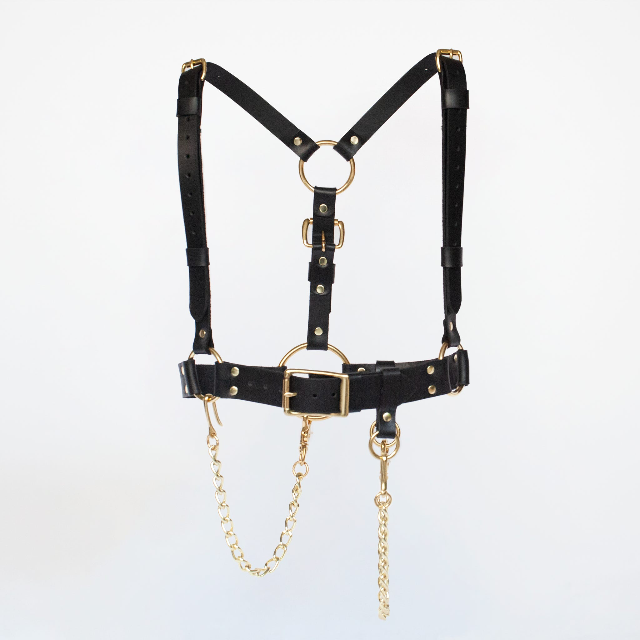 Bundle Black & Brown Harness for @hannah_mulkey Adjustable Bouclé Harness Bundle – FETCH & BARK main image 3