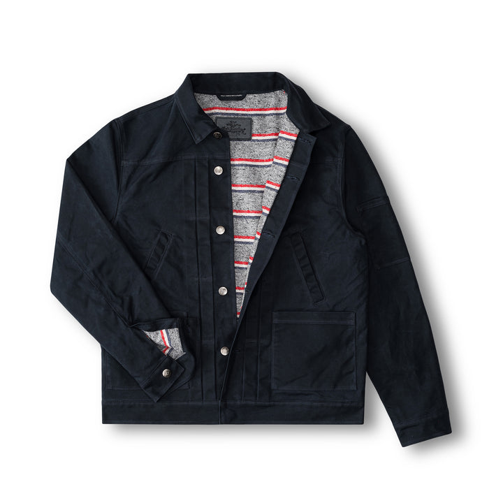 OLD NO.95 JACKET LIMITED ED. STRIPE LINER - BLACK