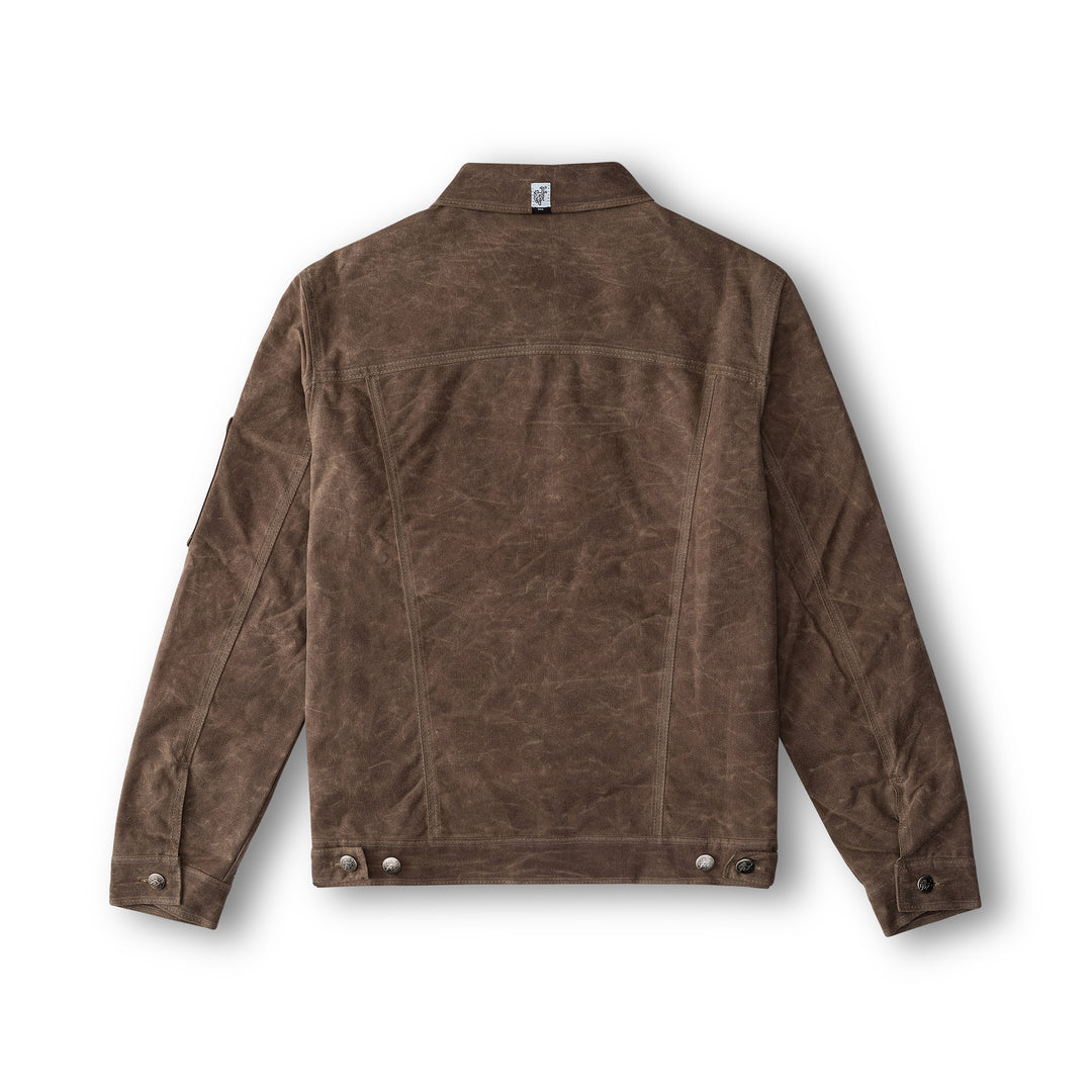 CHAQUETA ANTIGUA N.º 95 - EDICIÓN LIMITADA - FORRO DE RAYAS - ROBLE
