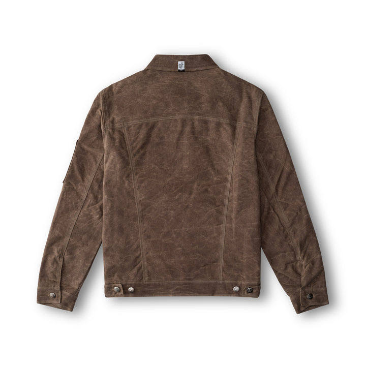 CHAQUETA ANTIGUA N.º 95 - EDICIÓN LIMITADA - FORRO DE RAYAS - ROBLE