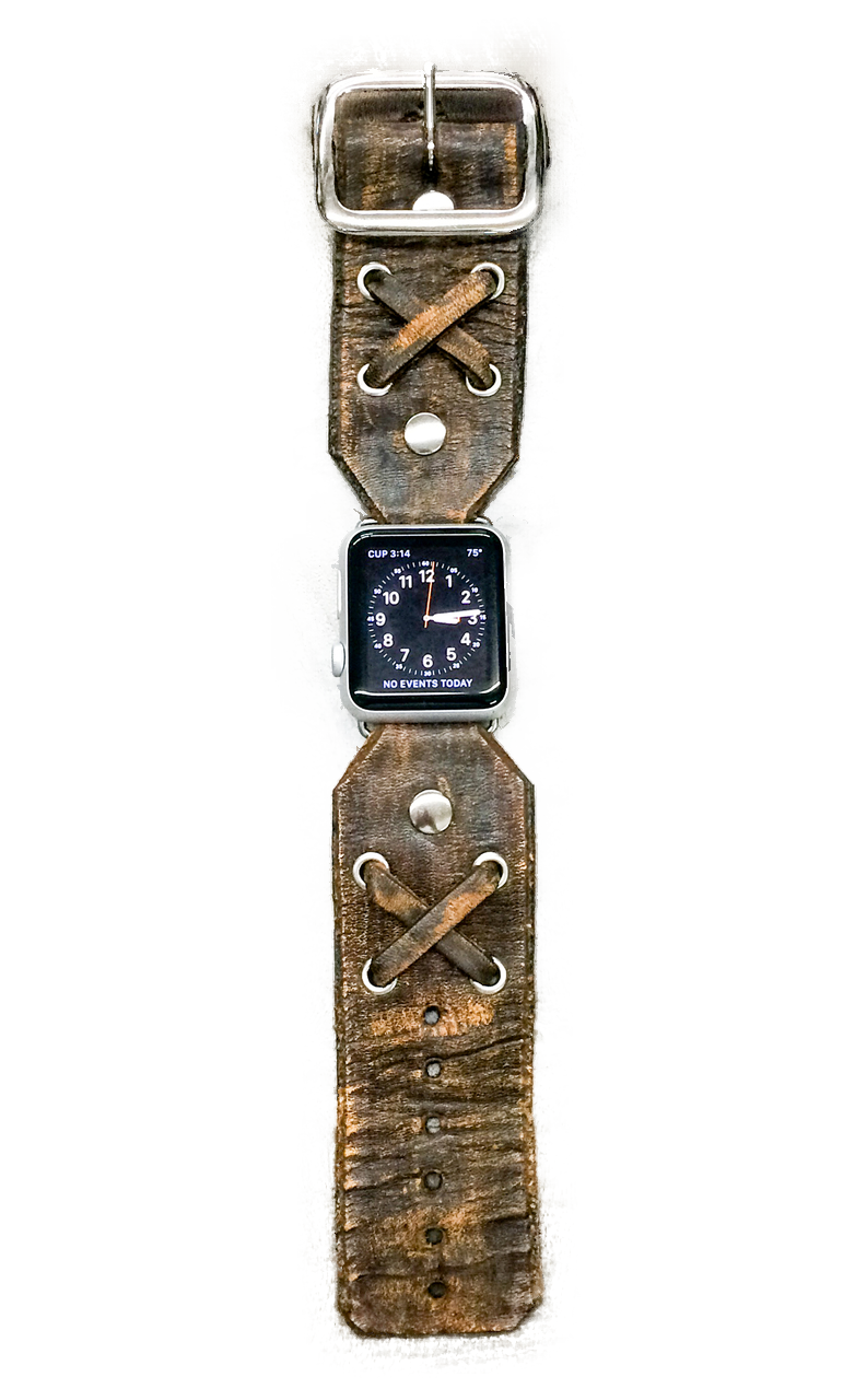 Apple "X-STRAP" Wolverine watch band (Chocolate Distressed)