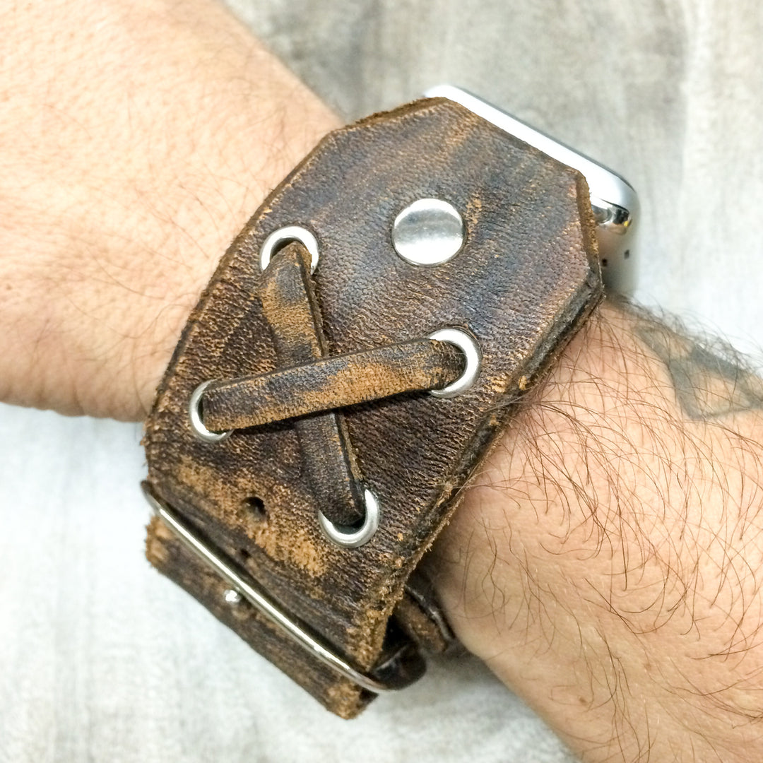 Apple "X-STRAP" Wolverine watch band (Chocolate Distressed)