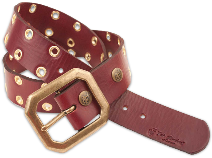 DOUBLE EYELET BELT