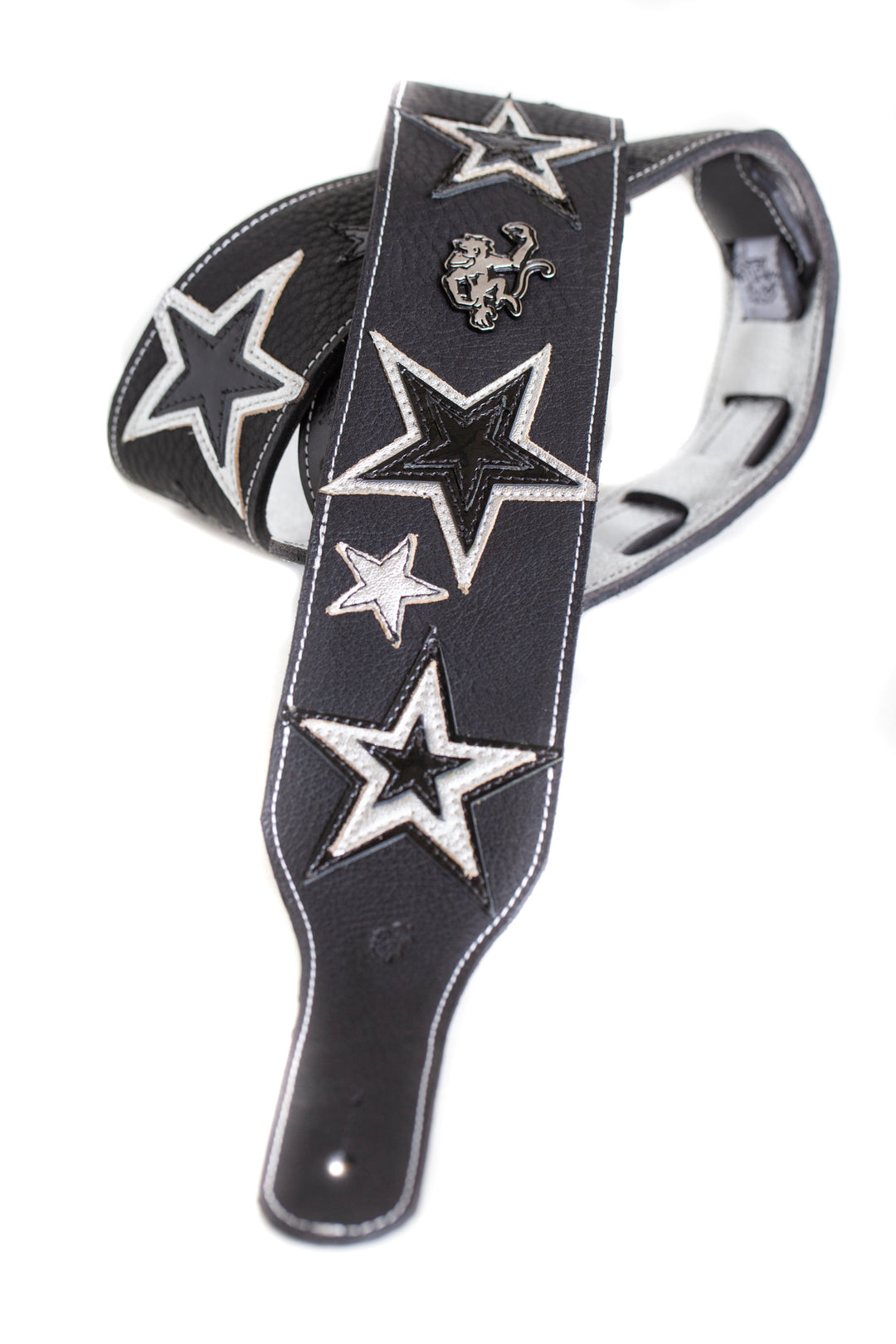Red Monkey custom shop leather guitar strap