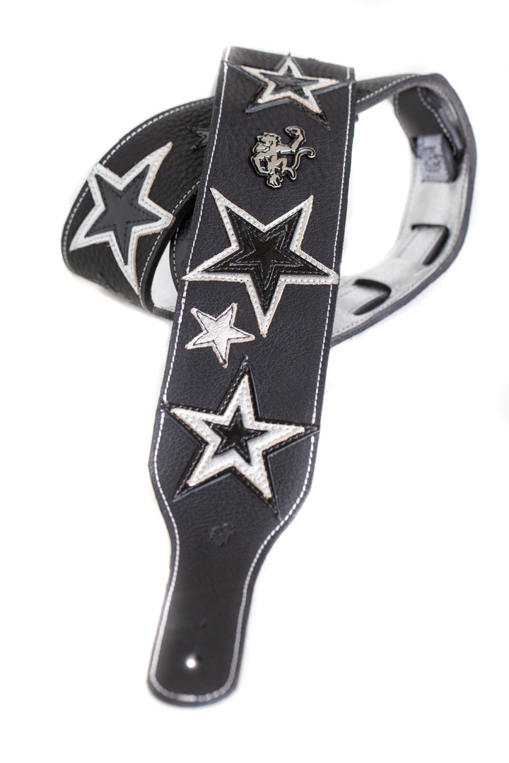 Red Monkey custom shop leather guitar strap