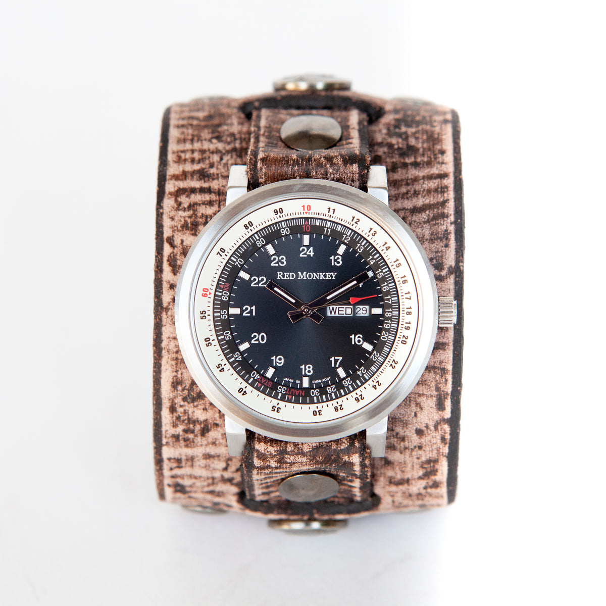 Relic Collection Leather Watch Bands & Guitar Straps – Red Monkey Los ...