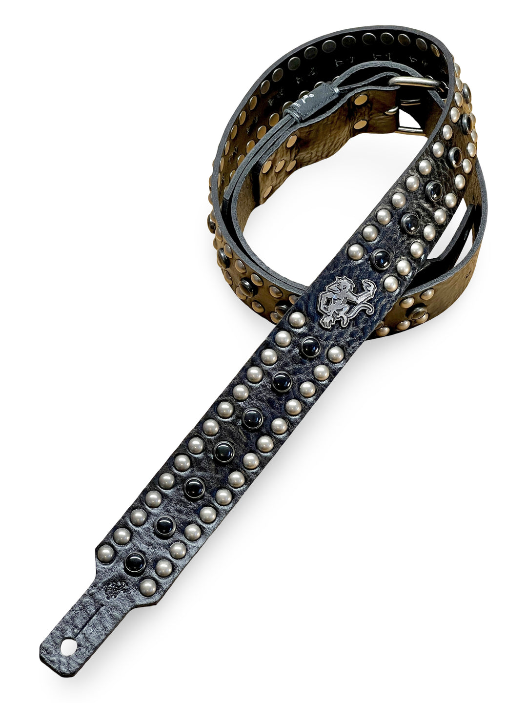 The Ripper studded guitar strap