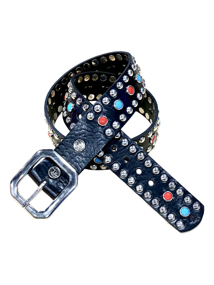 America Western Leather Belt in full-grain Red Monkey signature leather
