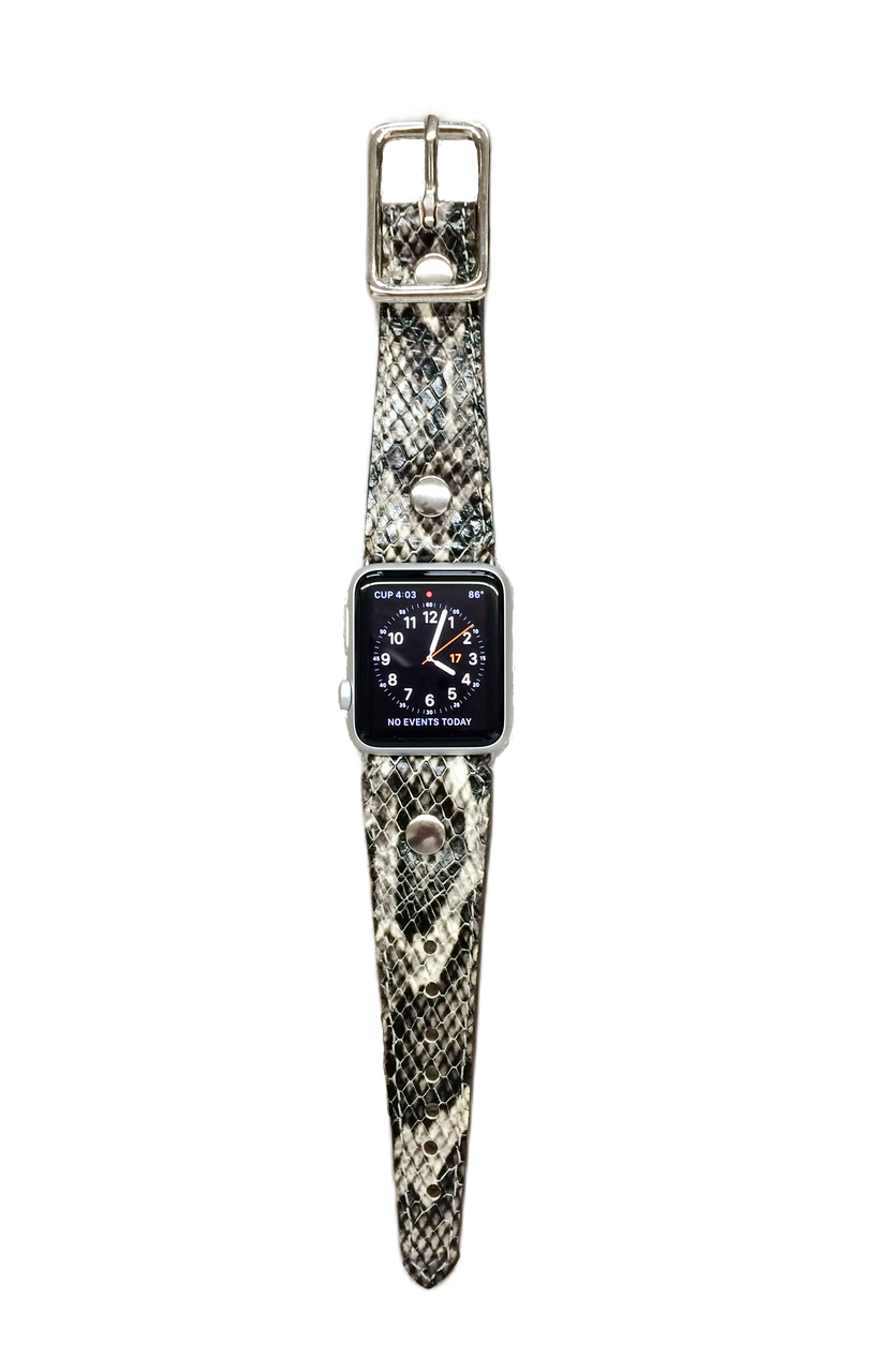 Custom Python Apple Watch band