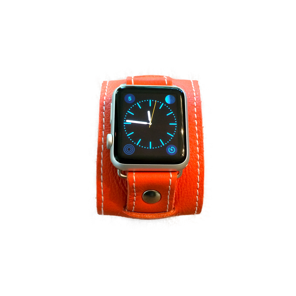 Apple "1990" Cuff watch band (Orange)