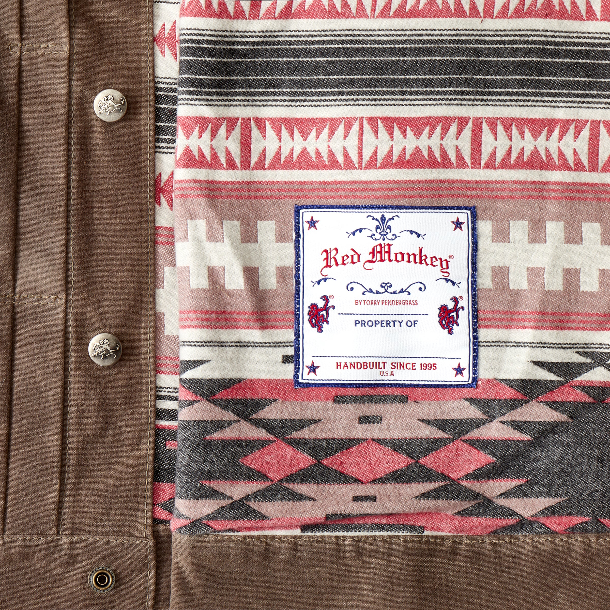 Old No. 95 Distressed Oak Jacket for Men | Red Monkey – Red