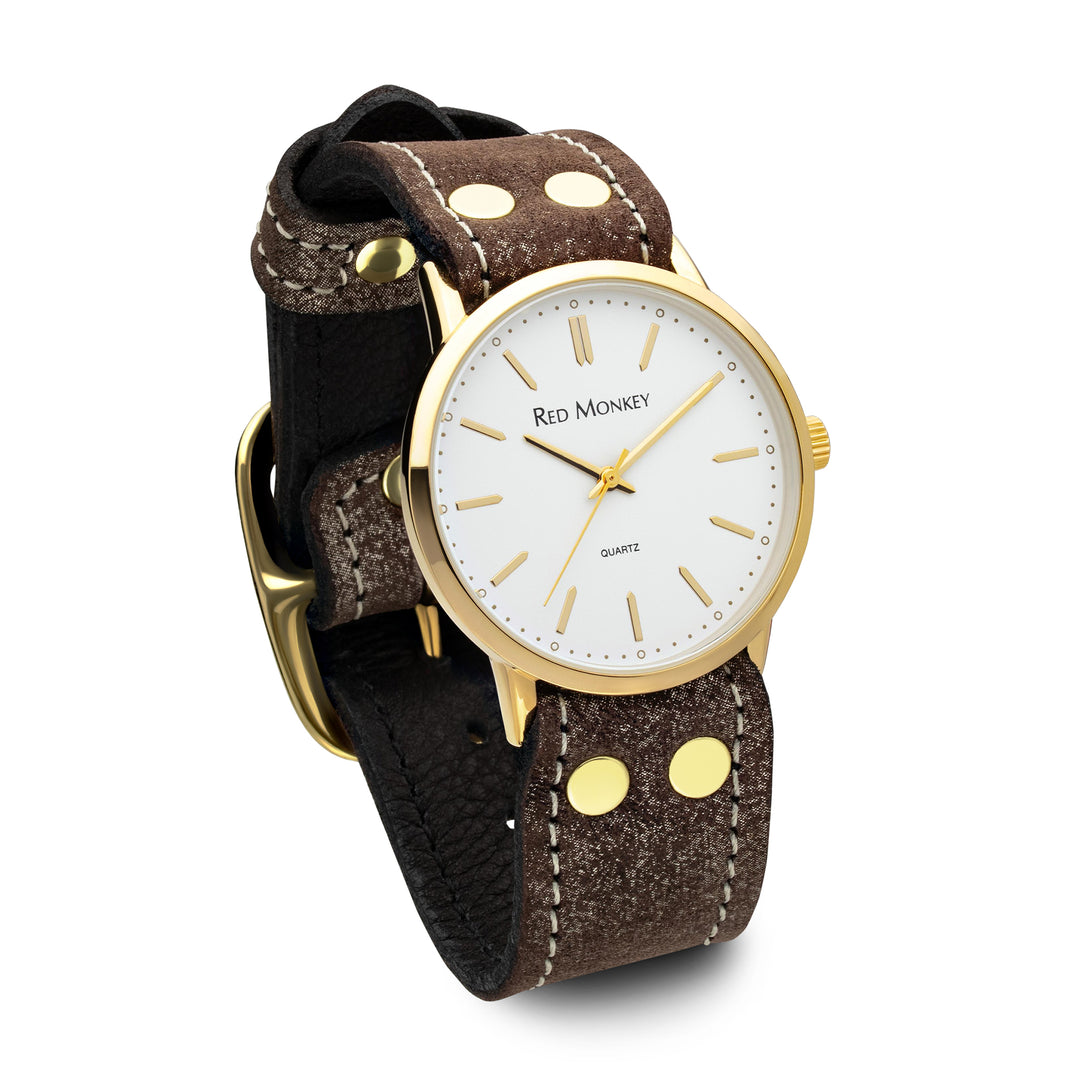Tibeca leather watchband by Red Monkey