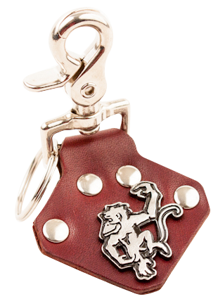Handmade Leather Keychain - Black | Red Monkey – Red Monkey Los