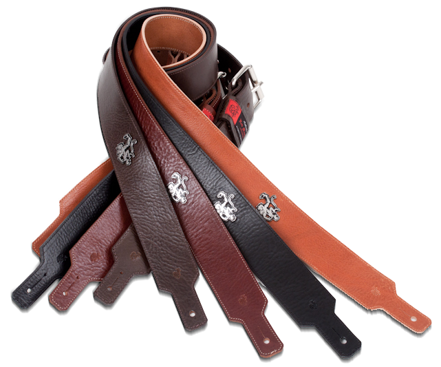 2 to 3 1/2-Inch Leather Guitar Straps  Red Monkey – Red Monkey Los Angeles