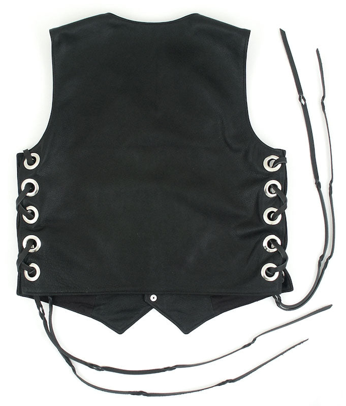 Lace up leather vest as worn by Zakk Wylde from Ozzy Osbourne