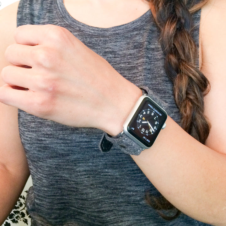 Apple Watch band VEGAN-HIGH BORN (Charcoal)