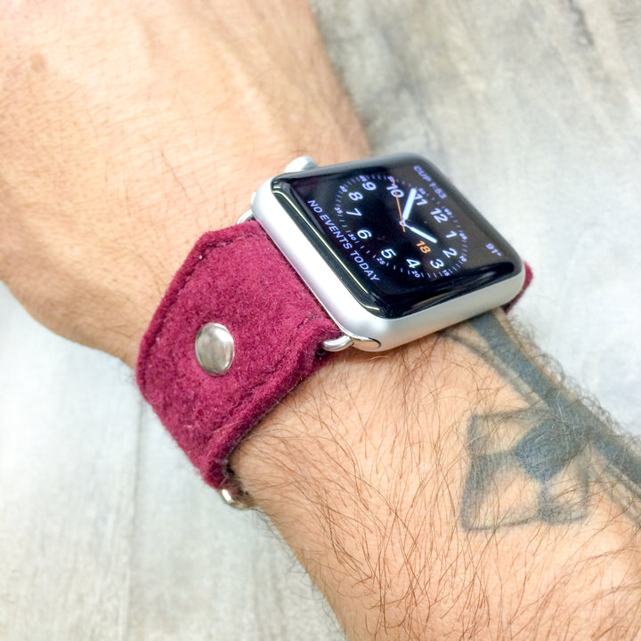 Apple Watch replacement band-HIGH BORN (Wine)